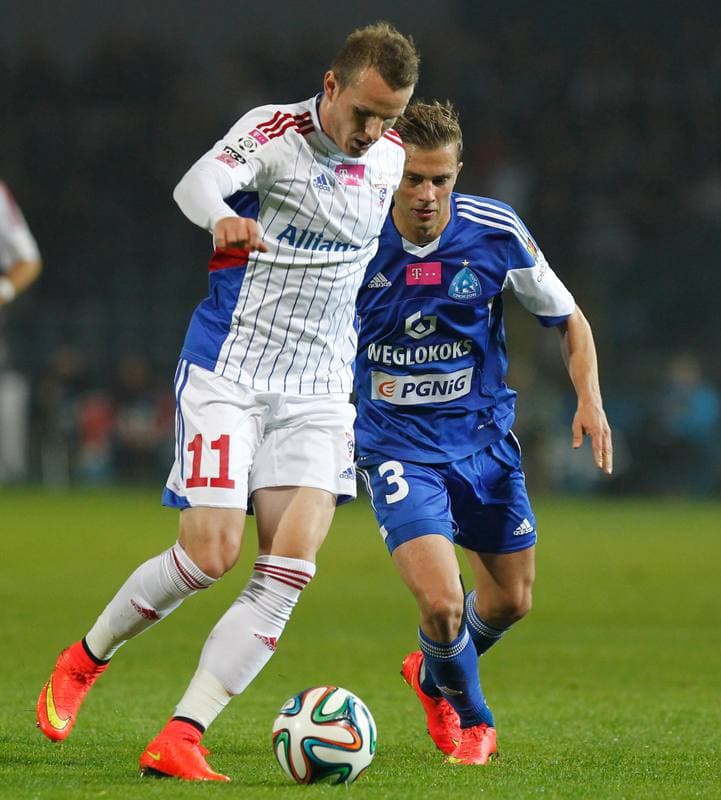 Football. T-Mobile Ekstraklasa. Ruch Chorzow - Gornik Zabrze. 04.10.2014