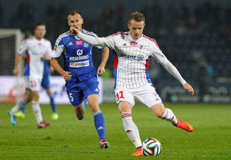 Football. T-Mobile Ekstraklasa. Ruch Chorzow - Gornik Zabrze. 04.10.2014