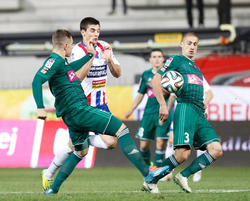 Football. T-Mobile Ekstraklasa. Podbeskidzie Bielsko Biala - Slask Wroclaw. 03.10.2014