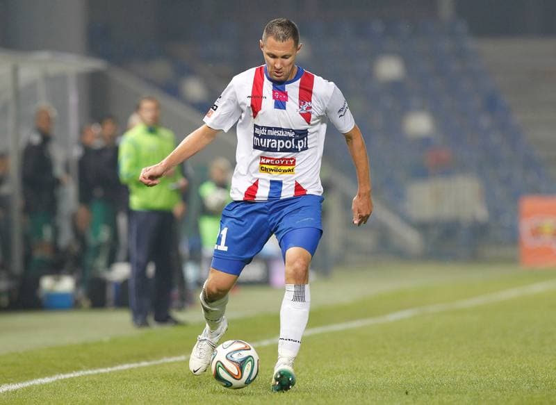 Football. T-Mobile Ekstraklasa. Podbeskidzie Bielsko Biala - Slask Wroclaw. 03.10.2014
