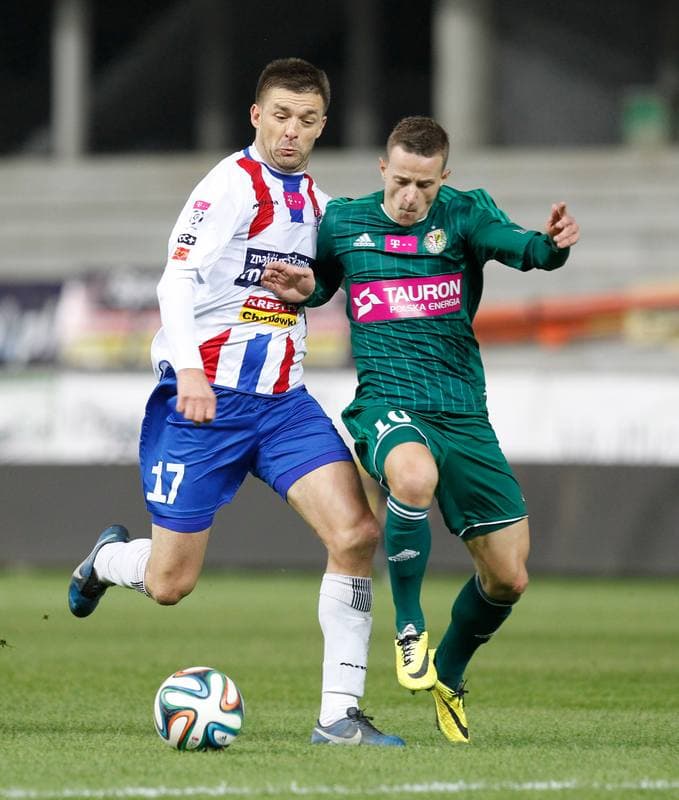 Football. T-Mobile Ekstraklasa. Podbeskidzie Bielsko Biala - Slask Wroclaw. 03.10.2014