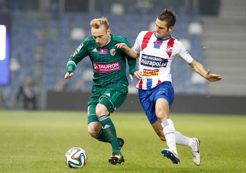 Football. T-Mobile Ekstraklasa. Podbeskidzie Bielsko Biala - Slask Wroclaw. 03.10.2014