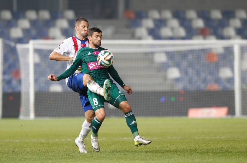 Football. T-Mobile Ekstraklasa. Podbeskidzie Bielsko Biala - Slask Wroclaw. 03.10.2014