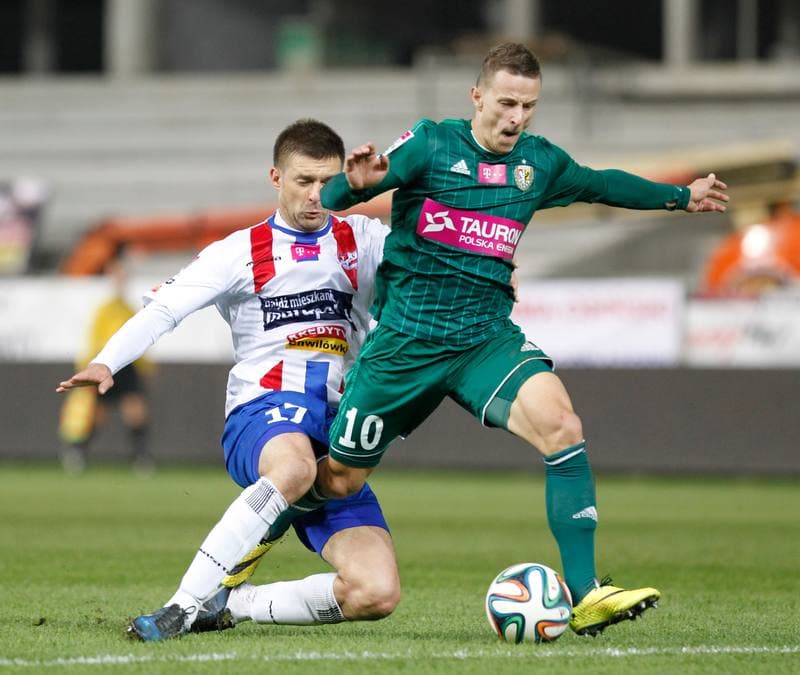 Football. T-Mobile Ekstraklasa. Podbeskidzie Bielsko Biala - Slask Wroclaw. 03.10.2014