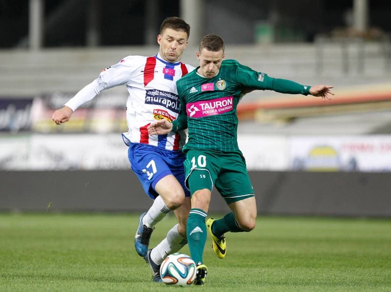 Football. T-Mobile Ekstraklasa. Podbeskidzie Bielsko Biala - Slask Wroclaw. 03.10.2014