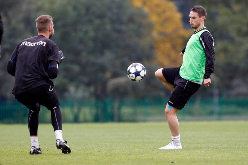 Football. GKS Katowice. Training. 28.05.2015