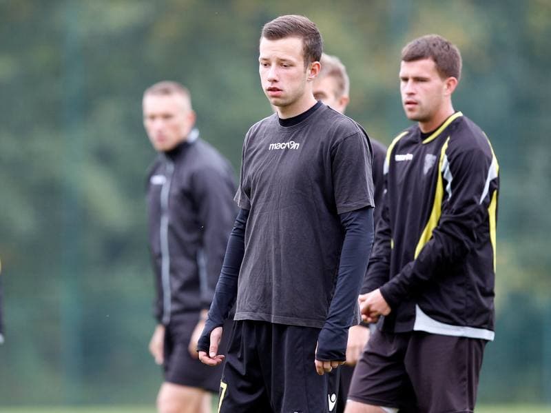 Football. GKS Katowice. Training. 28.05.2015