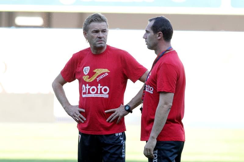 Football. Piast Gliwice. Training. 08.09.2016