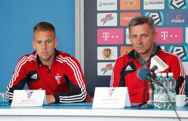 Football. Gornik Zabrze. Press Conference. 02.10.2014