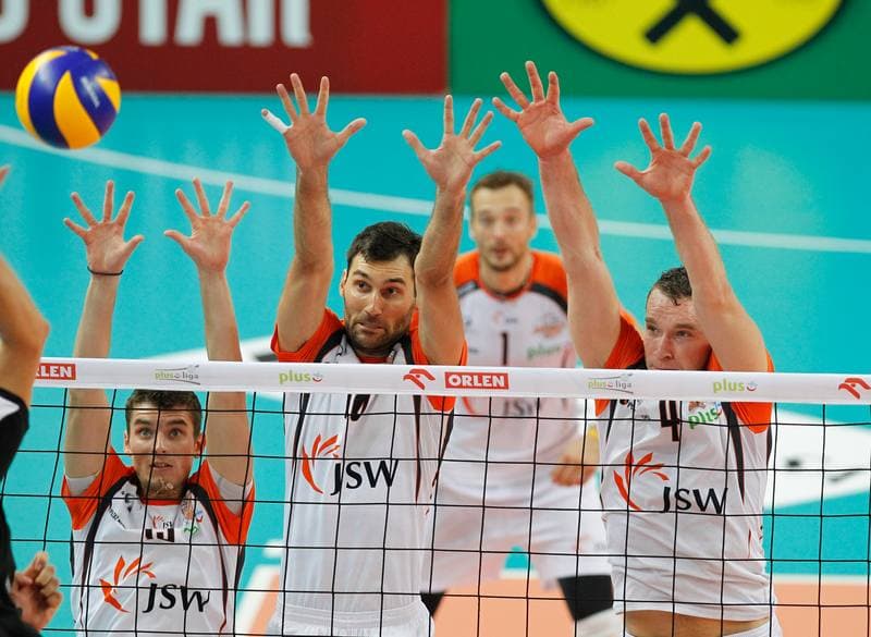 Volleyball. Friendly Match. Jastrzebski Wegiel - Berlin Recycling Volleys. 01.10.2014