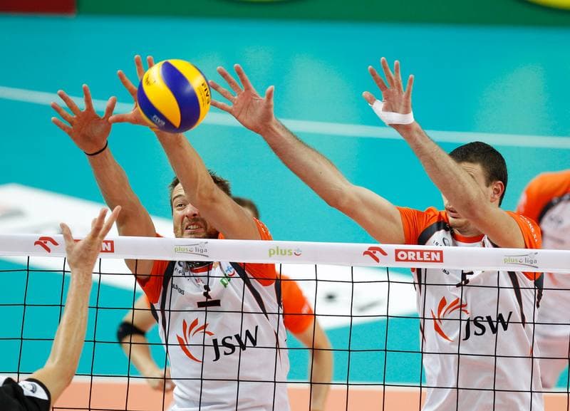Volleyball. Friendly Match. Jastrzebski Wegiel - Berlin Recycling Volleys. 01.10.2014