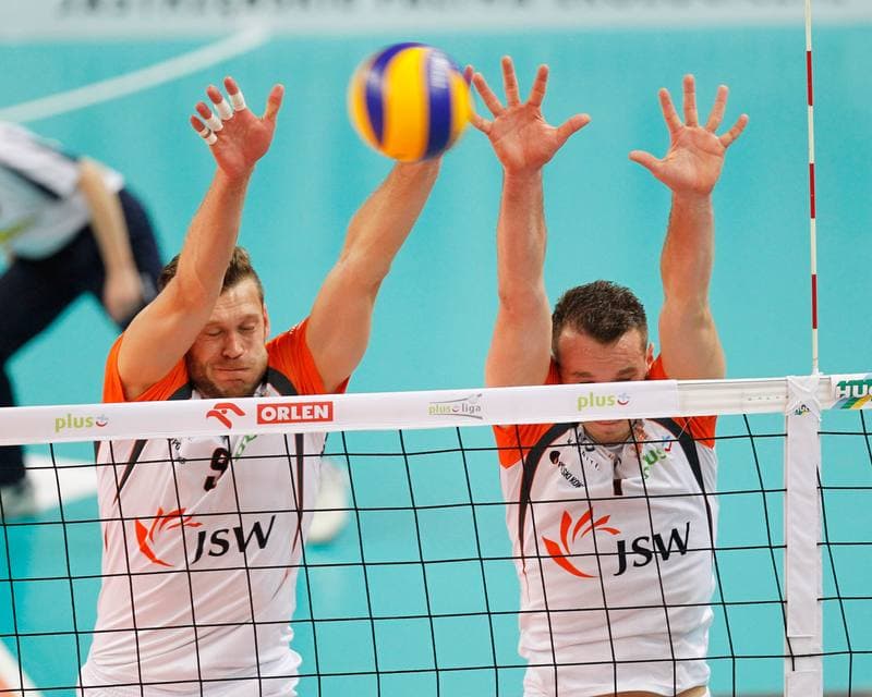 Volleyball. Friendly Match. Jastrzebski Wegiel - Berlin Recycling Volleys. 01.10.2014