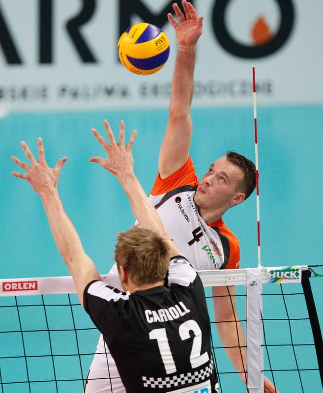 Volleyball. Friendly Match. Jastrzebski Wegiel - Berlin Recycling Volleys. 01.10.2014