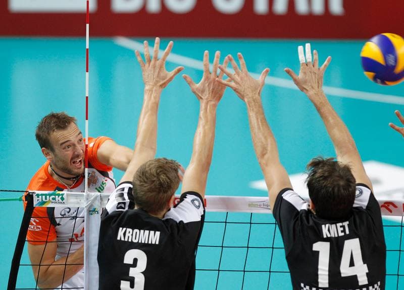 Volleyball. Friendly Match. Jastrzebski Wegiel - Berlin Recycling Volleys. 01.10.2014