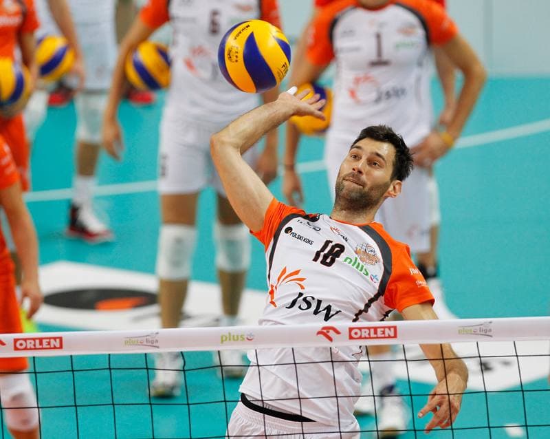 Volleyball. Friendly Match. Jastrzebski Wegiel - Berlin Recycling Volleys. 01.10.2014