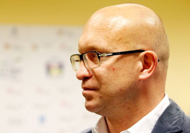 Basketball. MKS Dabrowa Gornicza. Press Conference. 01.10.2014