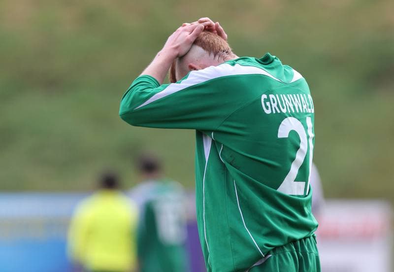 Football. III Liga Opolsko Slaska. Szombierki Bytom - Grunwald Ruda Slaska. 27.09.2014