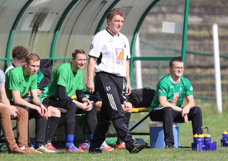 Football. III Liga Opolsko Slaska. Szombierki Bytom - Grunwald Ruda Slaska. 27.09.2014
