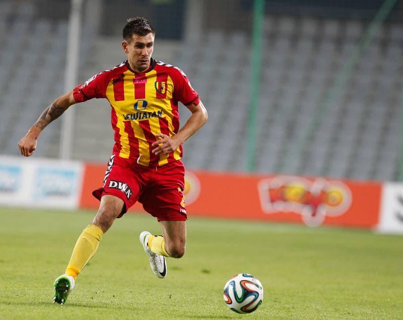 Football. T-Mobile Ekstraklasa. Korona Kielce - Piast Gliwice. 26.09.2014