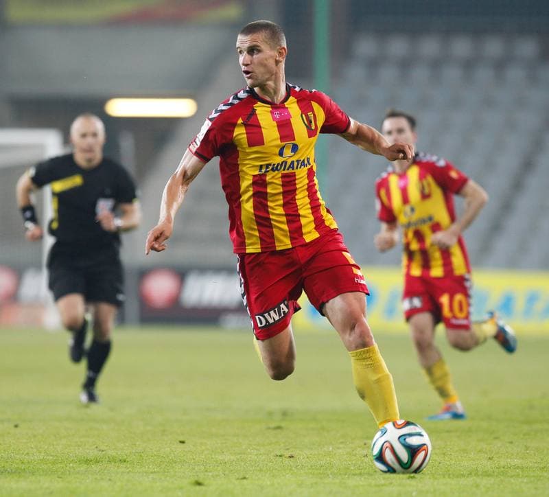 Football. T-Mobile Ekstraklasa. Korona Kielce - Piast Gliwice. 26.09.2014