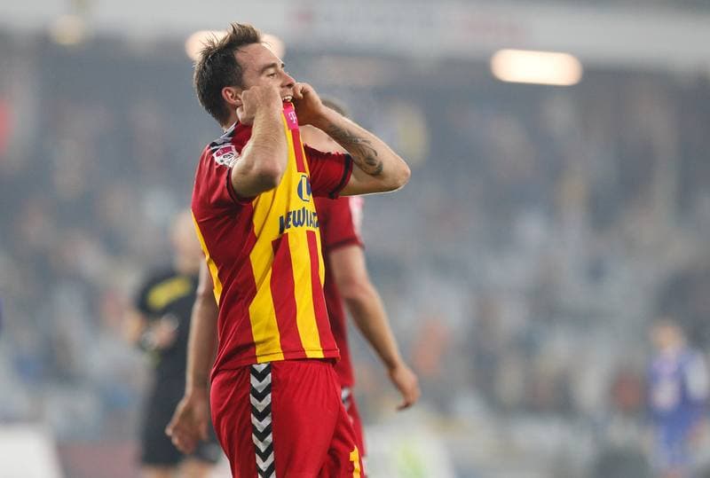 Football. T-Mobile Ekstraklasa. Korona Kielce - Piast Gliwice. 26.09.2014