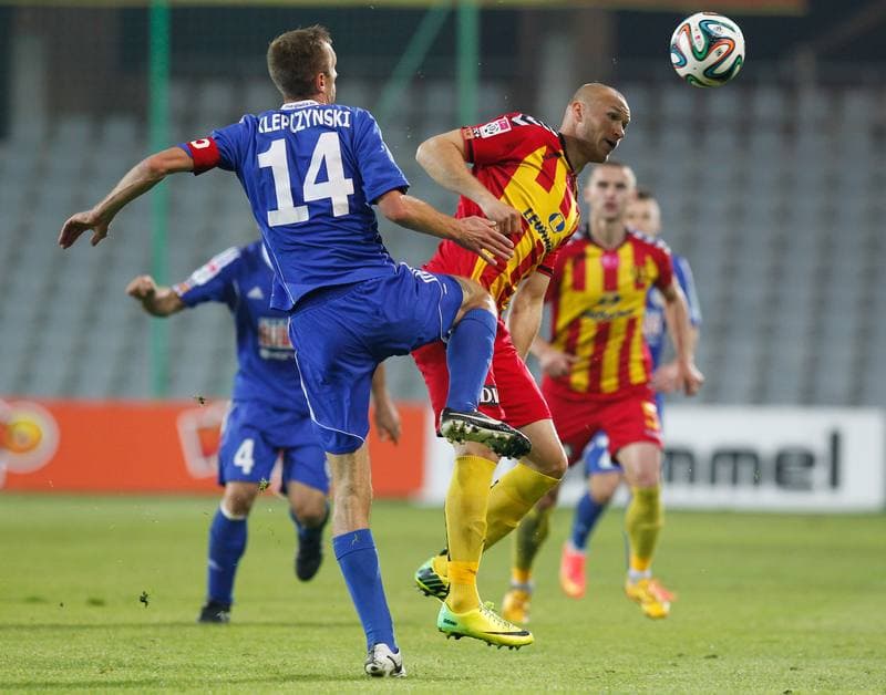 Football. T-Mobile Ekstraklasa. Korona Kielce - Piast Gliwice. 26.09.2014