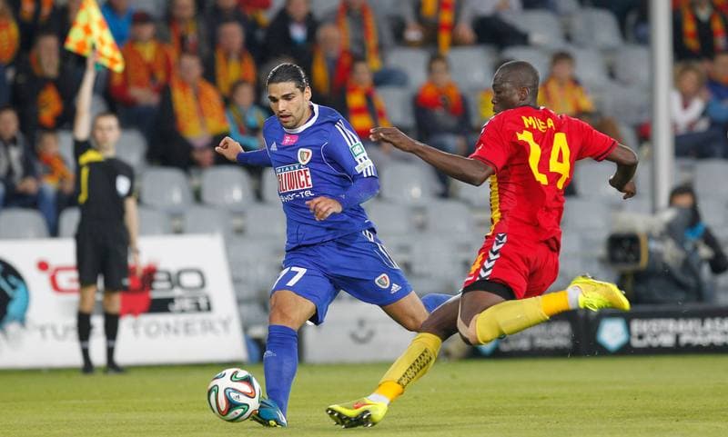 Football. T-Mobile Ekstraklasa. Korona Kielce - Piast Gliwice. 26.09.2014