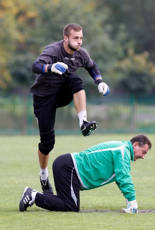 Football. GKS Katowice. Training. 28.05.2015