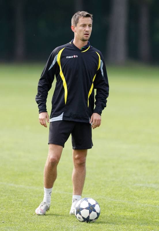 Football. GKS Katowice. Training. 28.05.2015