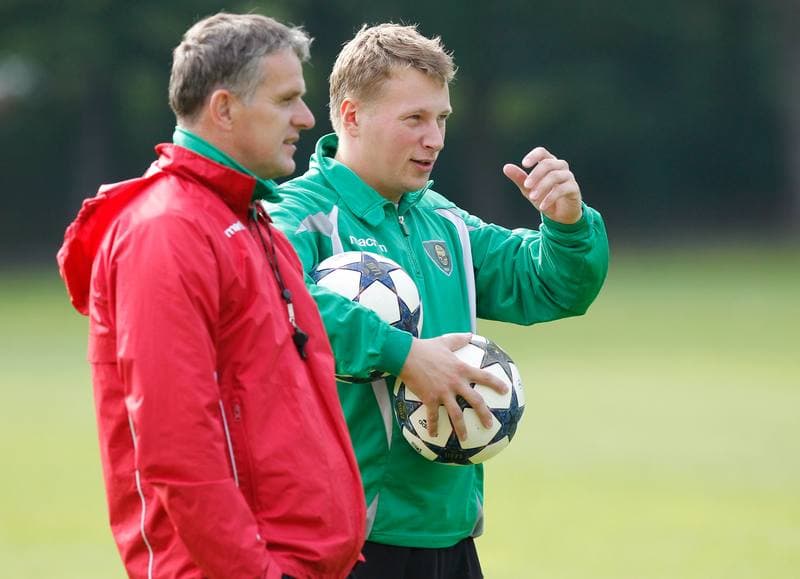 Football. GKS Katowice. Training. 28.05.2015
