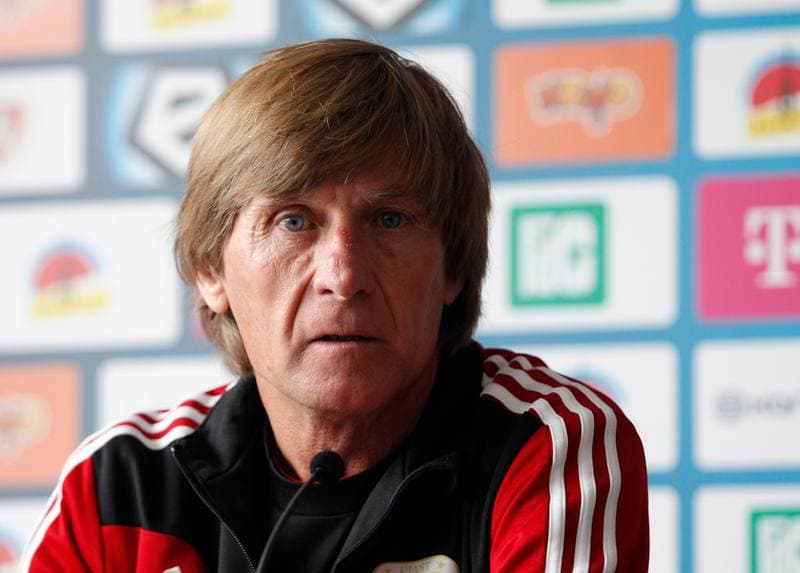 Football. Piast Gliwice. Press Conference. 25.09.2014