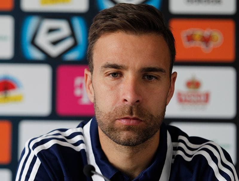 Football. Piast Gliwice. Press Conference. 25.09.2014