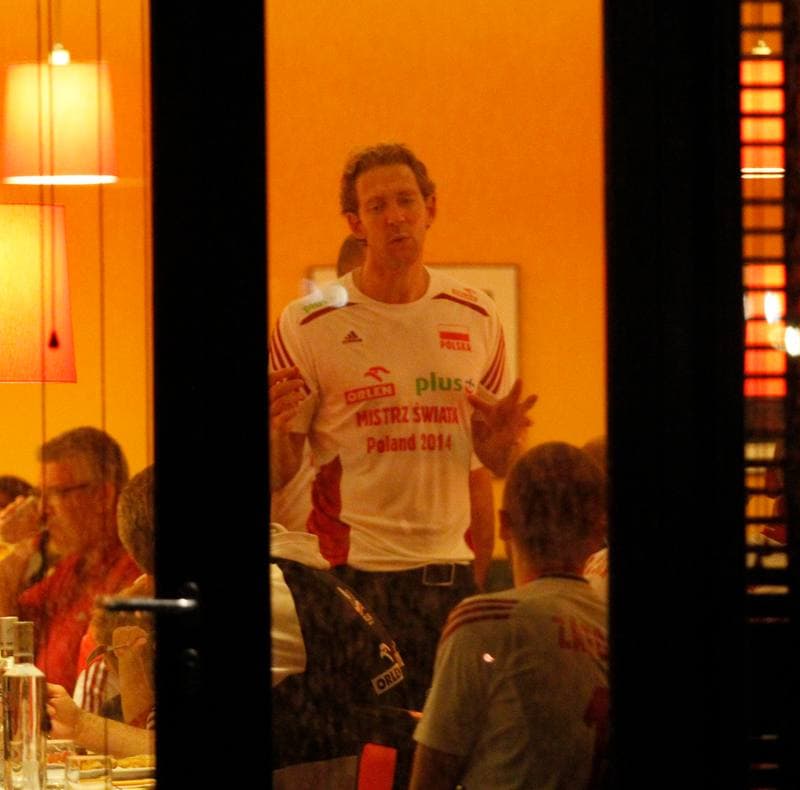 Volleyball. Poland national team. Press Conference. 22.09.2014