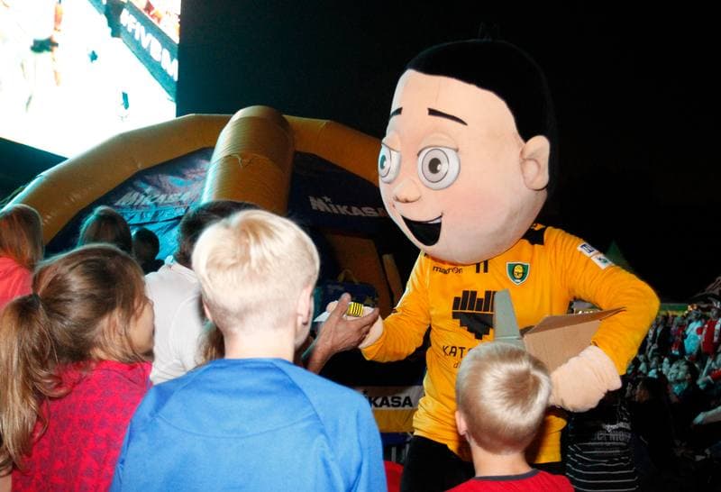 Volleyball. World Championship. Fan Zone. 20.09.2014