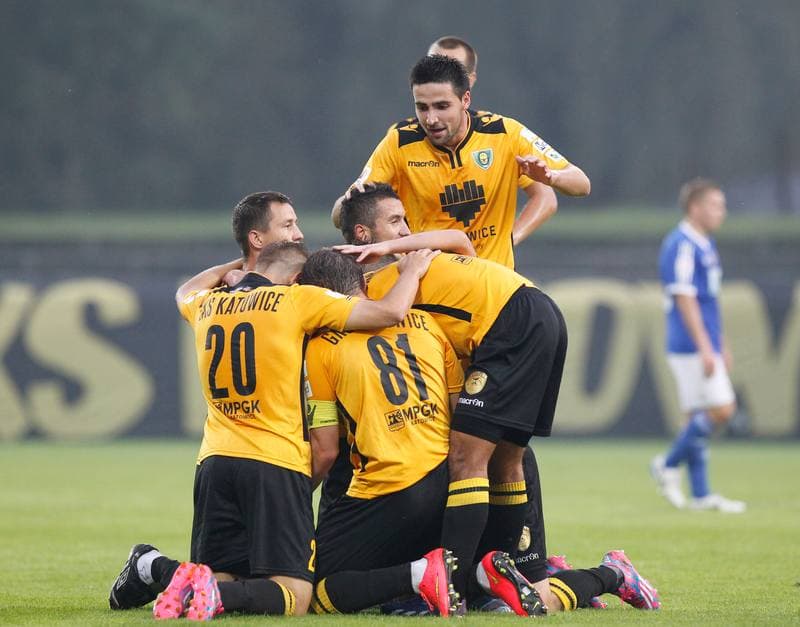 Football. I Liga. GKS Katowice - Pogon Siedlce. 20.09.2014