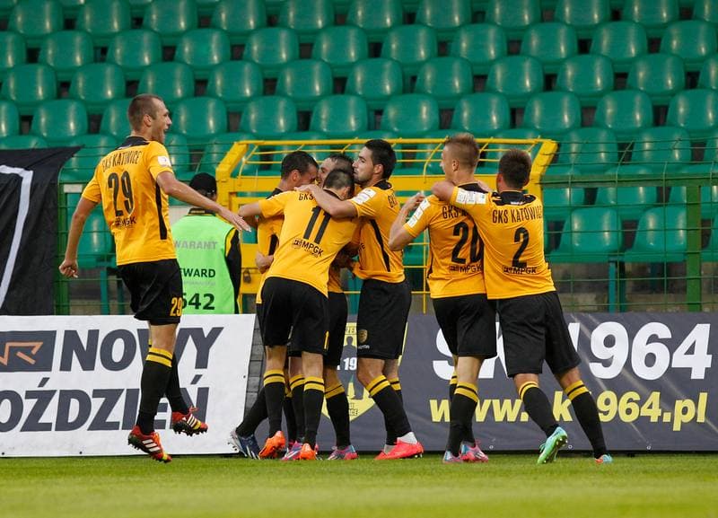 Football. I Liga. GKS Katowice - Pogon Siedlce. 20.09.2014