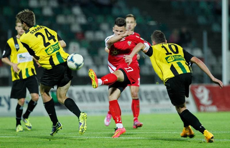 Football. II Liga. Zaglebie Sosnowiec - Siarka Tarnobrzeg. 19.09.2014