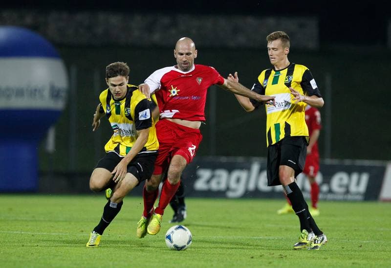 Football. II Liga. Zaglebie Sosnowiec - Siarka Tarnobrzeg. 19.09.2014