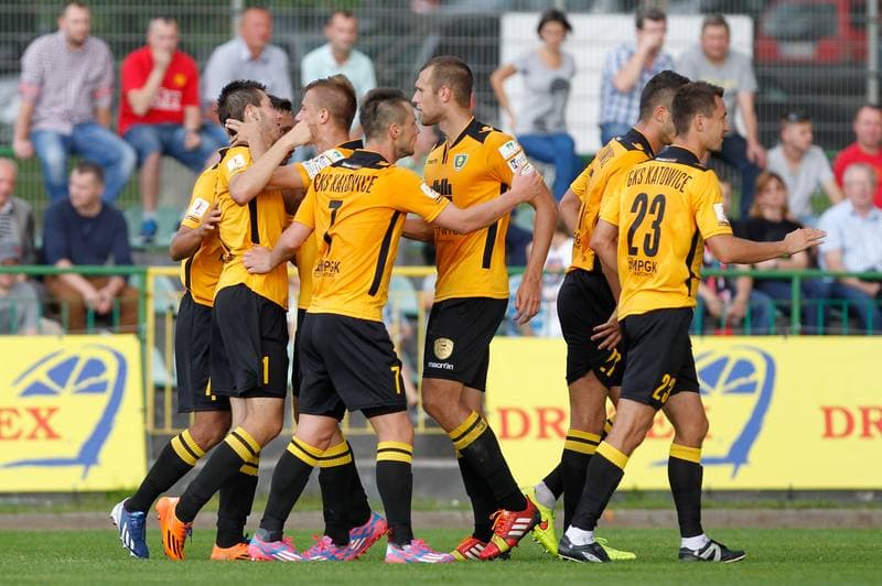 Football. I Liga. Bytovia Bytow - GKS Katowice. 13.09.2014