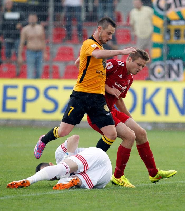 Football. I Liga. Drutex Bytovia Bytow - GKS Katowice. 13.09.2014