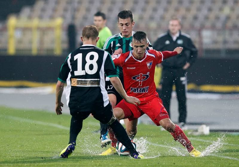 Football. II Liga. Energetyk ROW Rybnik - Wisla Pulawy. 12.09.2014