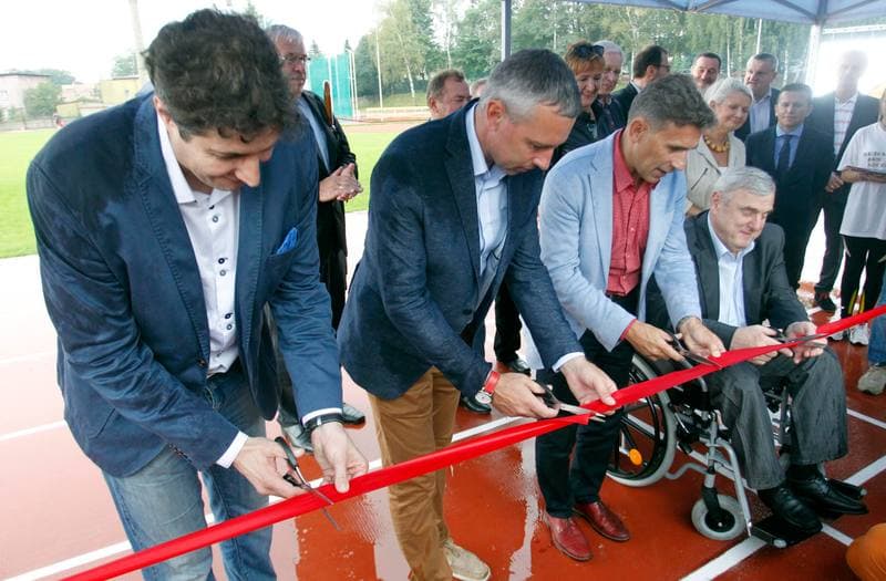 Athletics. Opening of the Athletics Stadium. 12.09.2014