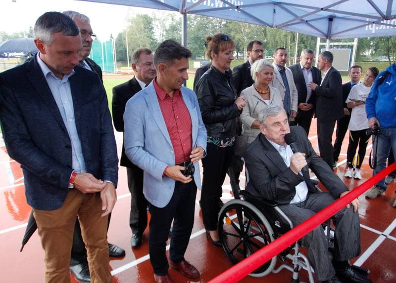 Athletics. Opening of the Athletics Stadium. 12.09.2014