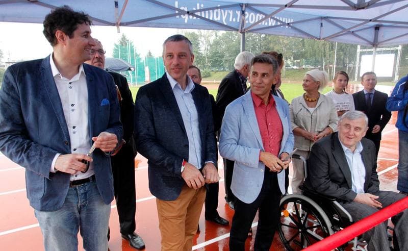 Athletics. Opening of the Athletics Stadium. 12.09.2014