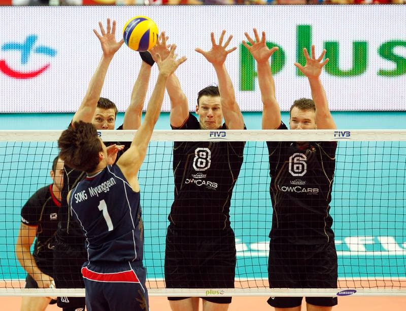 Volleyball. FIVB Men's World Championship. Germany - Korea. 07.09.2014