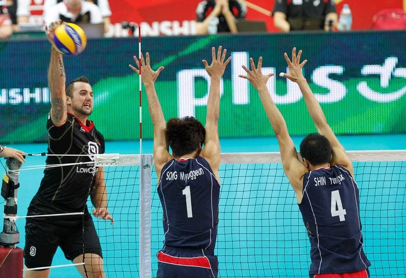 Volleyball. FIVB Men's World Championship. Germany - Korea. 07.09.2014