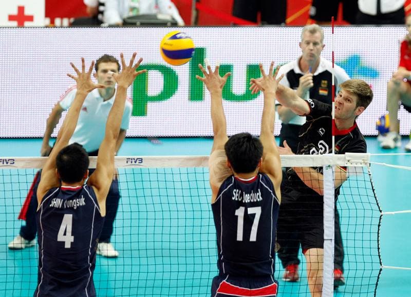 Volleyball. FIVB Men's World Championship. Germany - Korea. 07.09.2014