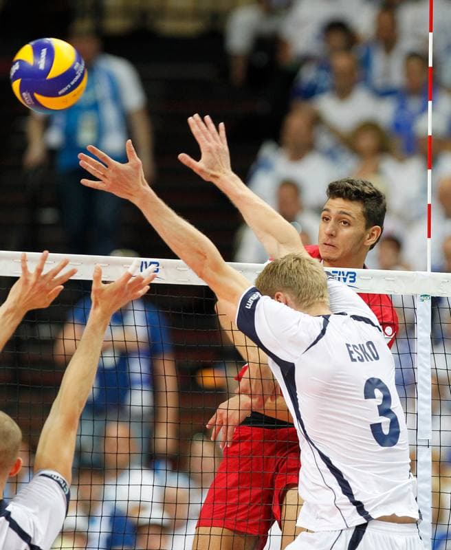 Volleyball. FIVB Men's World Championship. Tunisia - Finland. 07.09.2014