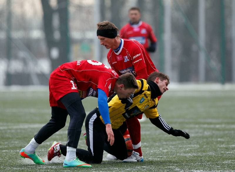 Football. Friendly Match. Podbeskidzie Bielsko Biala - Sandecja Nowy Sacz. 23.01.2014