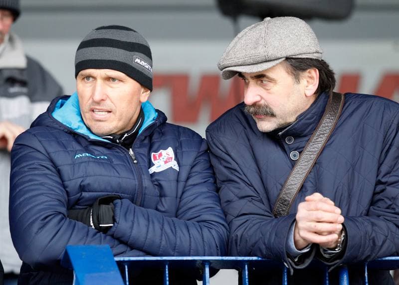 Football. Friendly Match. Podbeskidzie Bielsko Biala - Sandecja Nowy Sacz. 23.01.2014